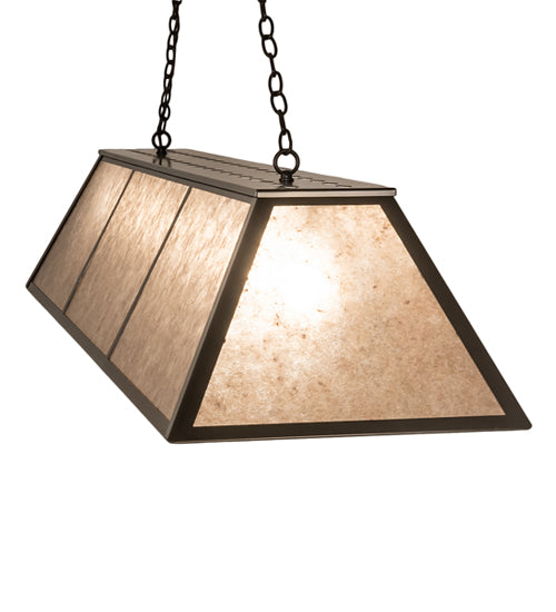 70" Long Tri-Panel Oblong Pendant