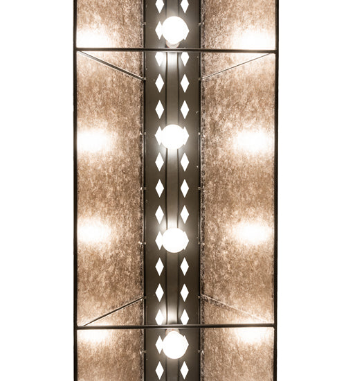 70" Long Tri-Panel Oblong Pendant