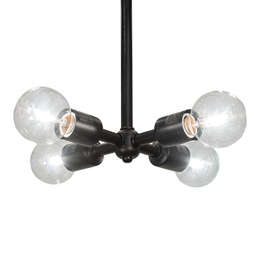 20" Wide Pronograde Jack 8 Light Chandelier