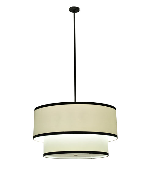 36" Wide Cilindro 2 Tier Textrene Pendant