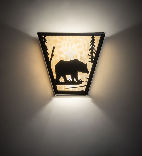 13" Wide Bear Creek Right Wall Sconce