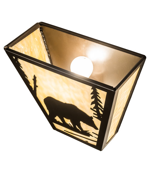 13" Wide Bear Creek Right Wall Sconce