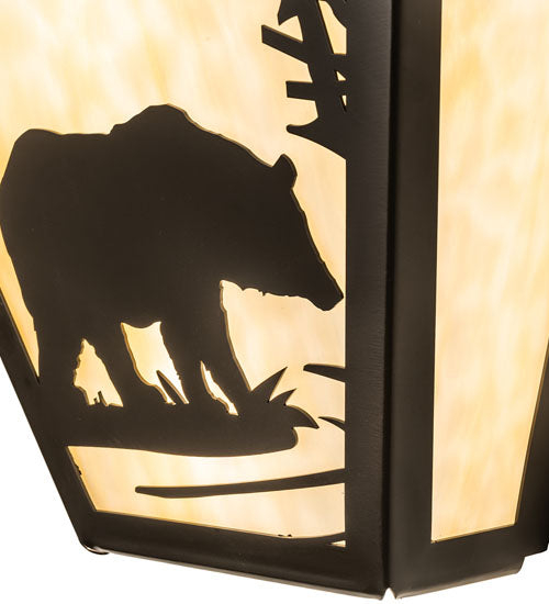 13" Wide Bear Creek Right Wall Sconce