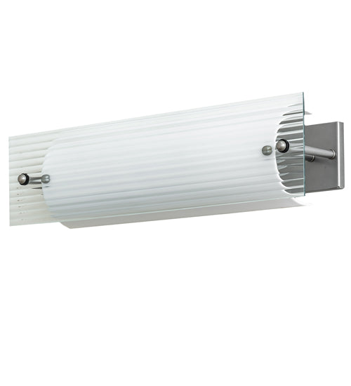 24" Wide Quadrato Fluted Vanity Light