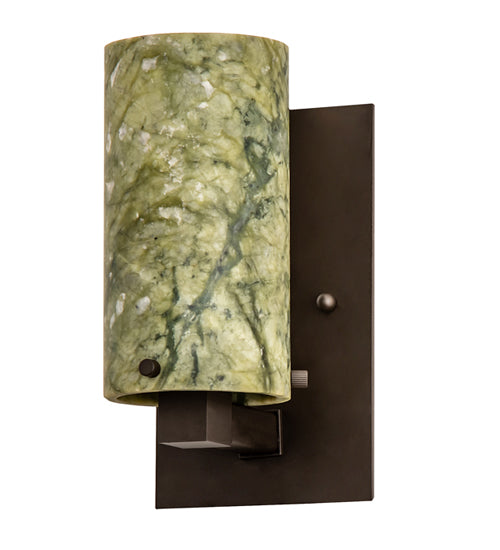 4.5" Wide Cilindro Jadestone Wall Sconce