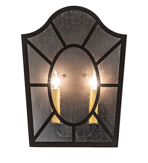 12" Wide Austin 2 Light Wall Sconce