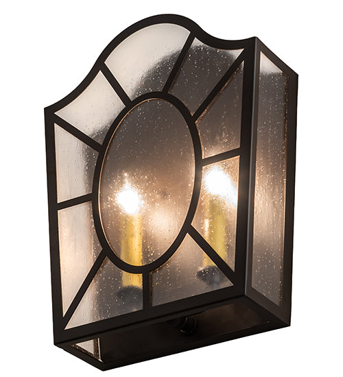 12" Wide Austin 2 Light Wall Sconce