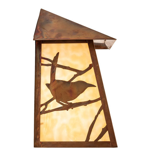 12" Wide Stillwater Song Bird Wall Sconce