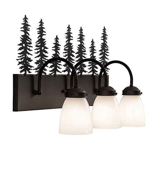 24" Wide Tall Pines 3 Light Vanity Light