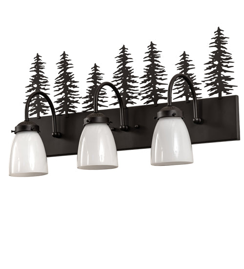 24" Wide Tall Pines 3 Light Vanity Light