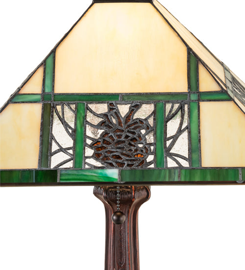 19" High Pinecone Ridge Table Lamp