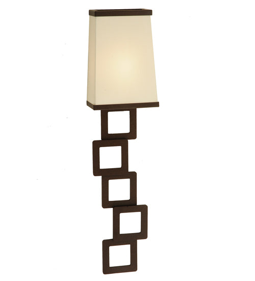 7" Wide Gridluck Wall Sconce