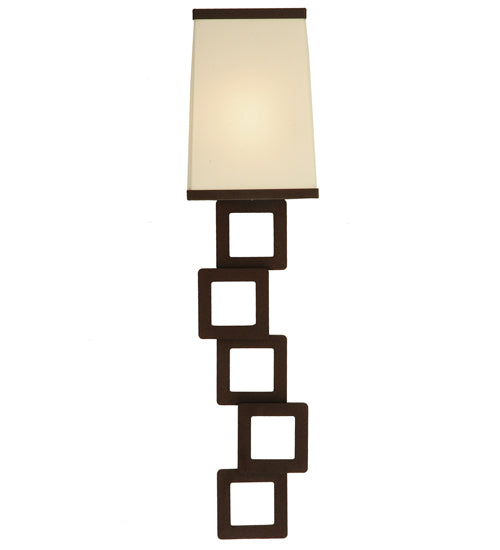 7" Wide Gridluck Wall Sconce