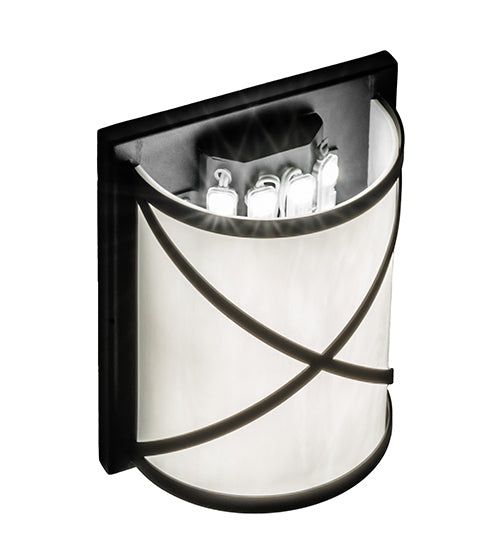 6" Wide Whitewing Wall Sconce