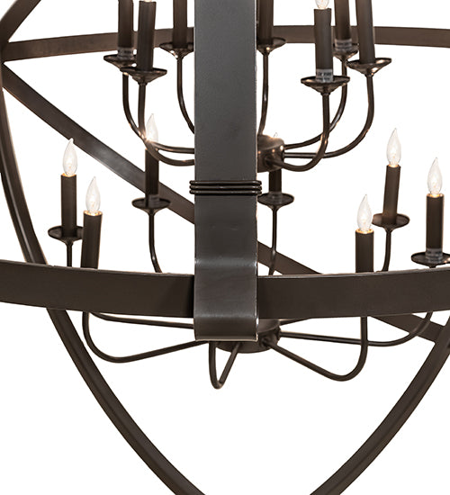 60" Wide Gimbal Grinado Chandelier