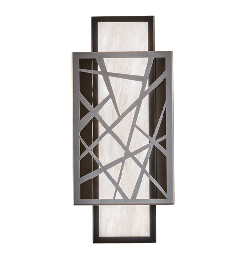 8" Wide Quadrato Rich Umador Wall Sconce