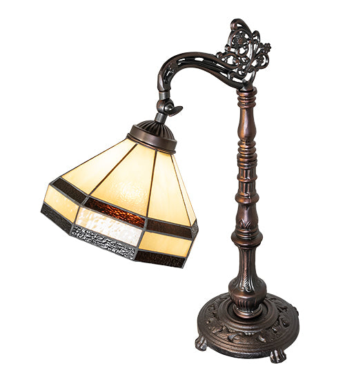 20" High Topridge Bridge Arm Table Lamp