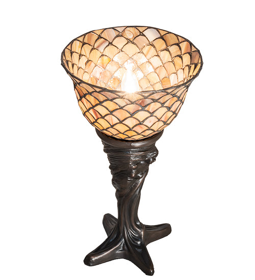 15" High Tiffany Fishscale Mini Lamp