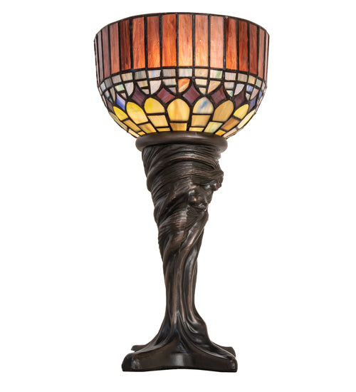 15" High Tiffany Candice Mini Lamp