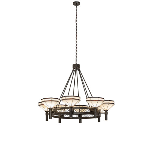 60" Wide Topridge 8 Light Chandelier