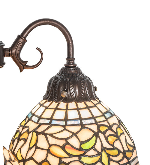 23" High Tiffany Turning Leaf Table Lamp