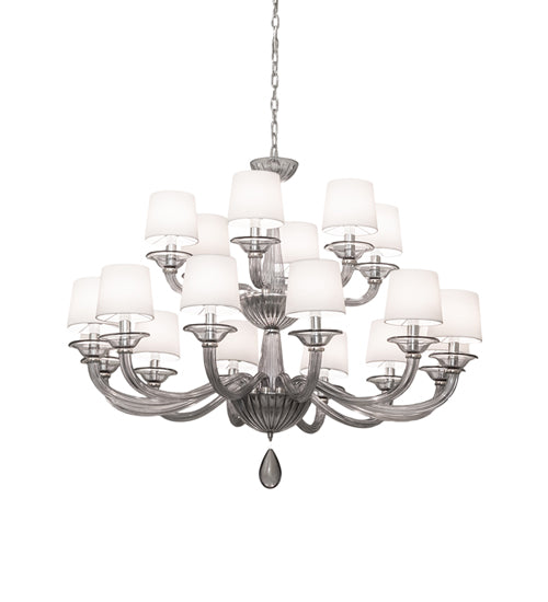 48" Wide Murano Almaden Southland 18 Light Chandelier