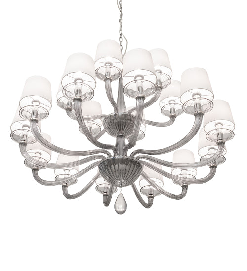 48" Wide Murano Almaden Southland 18 Light Chandelier