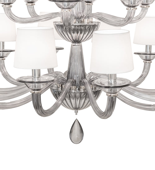 48" Wide Murano Almaden Southland 18 Light Chandelier