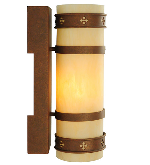 7" Wide Byzantine Wall Sconce