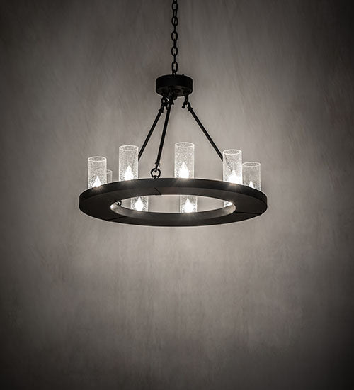 30" Wide Loxley 9 Light Chandelier