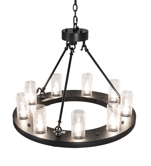 30" Wide Loxley 9 Light Chandelier