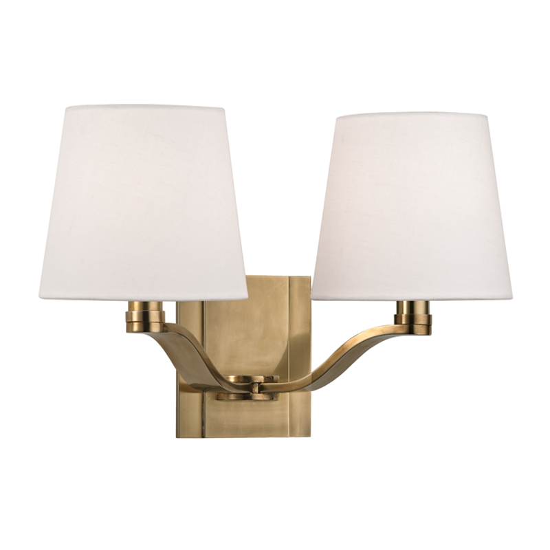 Clayton Wall Sconce 14" - Aged Brass