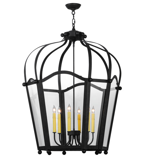 33" Wide Citadel 6 Light Pendant