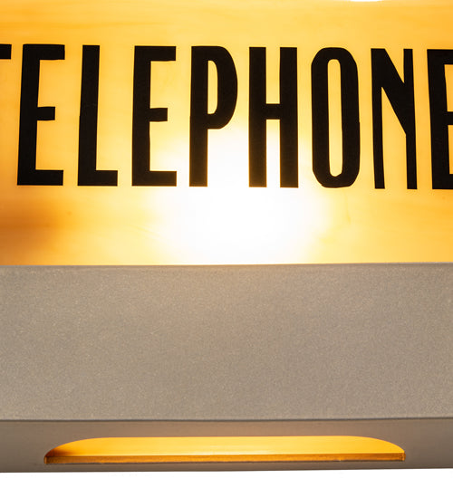 10" Wide Telephone Wall Signage