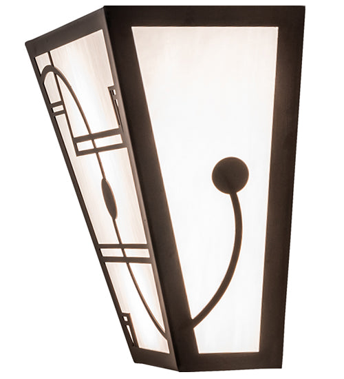 13" Wide Revival Deco Wall Sconce