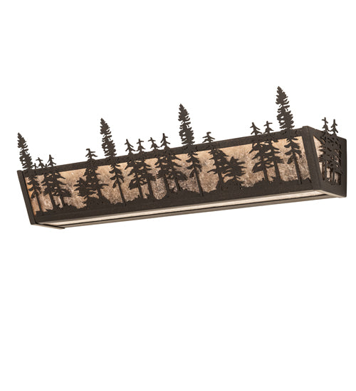 30" Wide Tall Pines Vanity Light