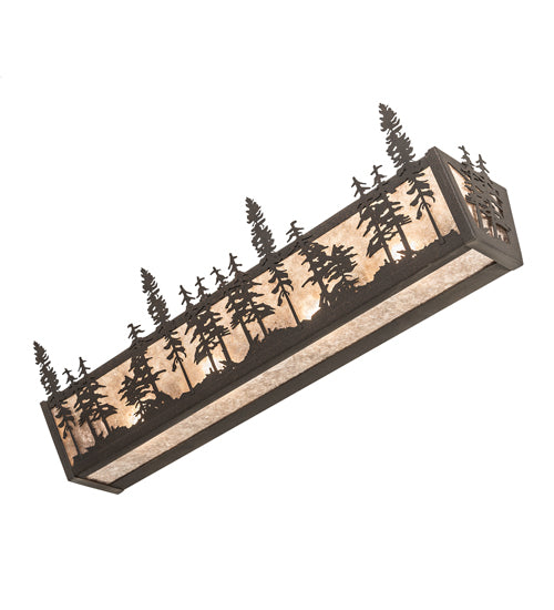 30" Wide Tall Pines Vanity Light