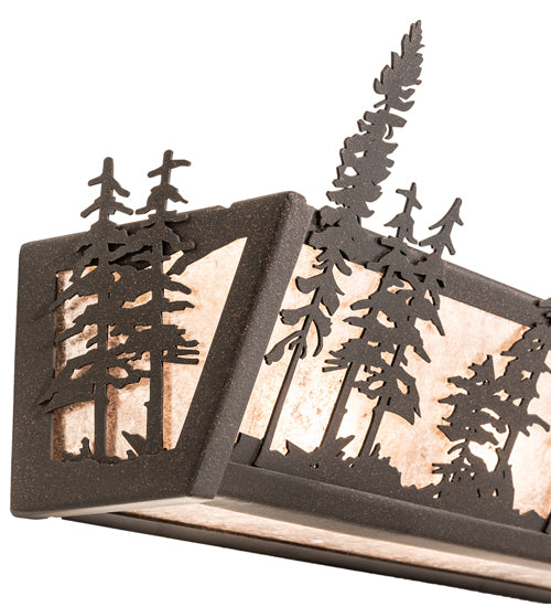 30" Wide Tall Pines Vanity Light