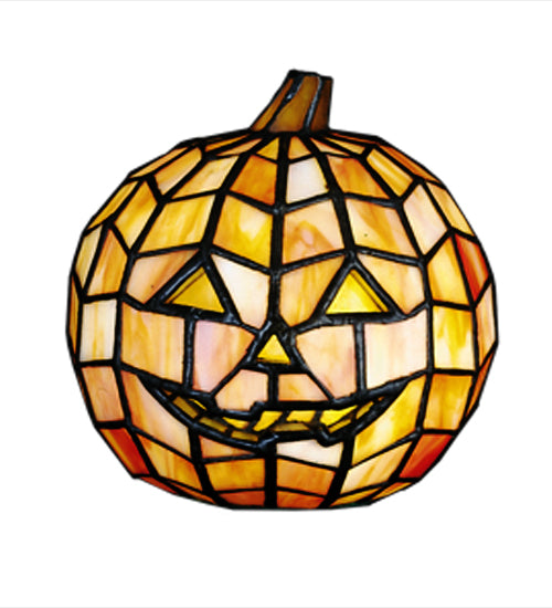 7" High Jack O'Lantern Accent Lamp