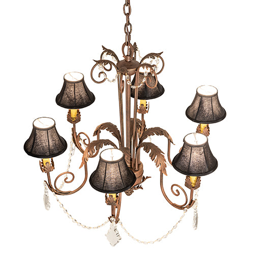 28" Wide Lindsay 6 Light Chandelier