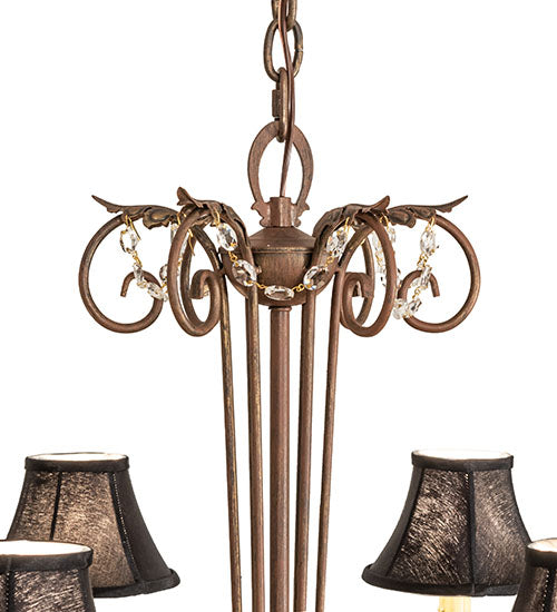 28" Wide Lindsay 6 Light Chandelier