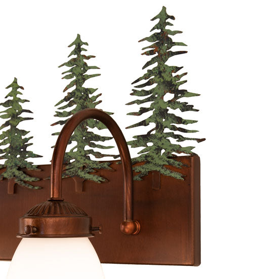 28" Wide Tall Pines 3 Light Vanity Light