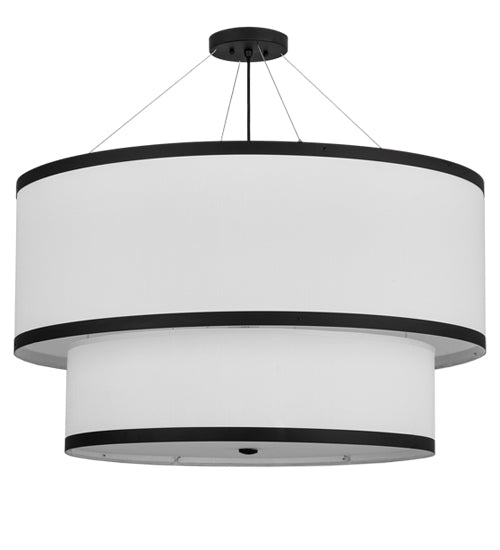 36" Wide Cilindro 2 Tier Textrene Pendant