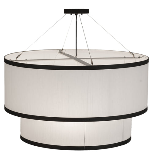 36" Wide Cilindro 2 Tier Textrene Pendant