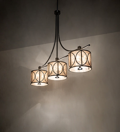 90" Long Penelope 3 Light Pendant