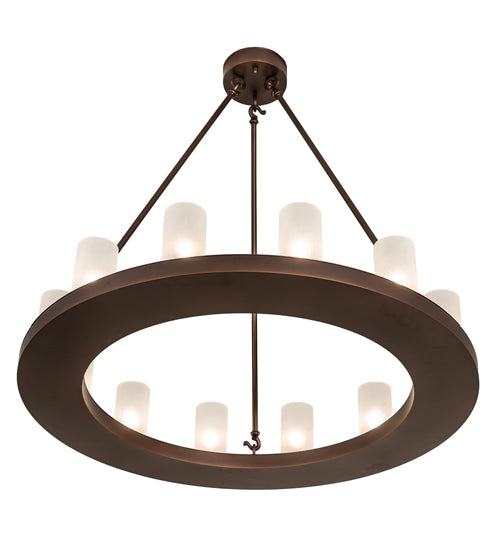 36" Wide Loxley 12 Light Chandelier