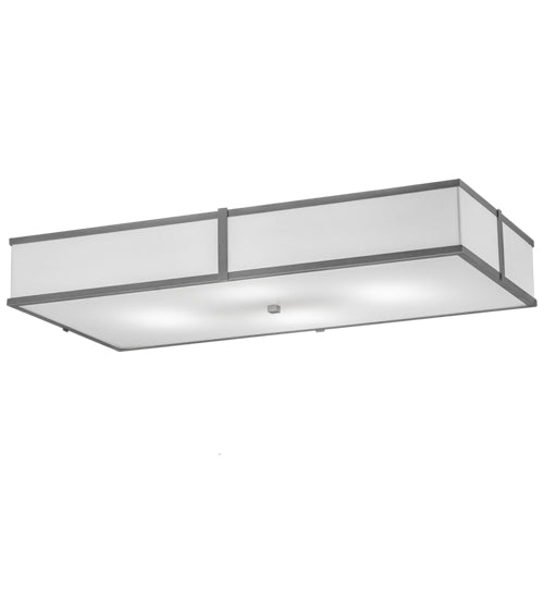 48" Long Quadrato Oblong Flushmount