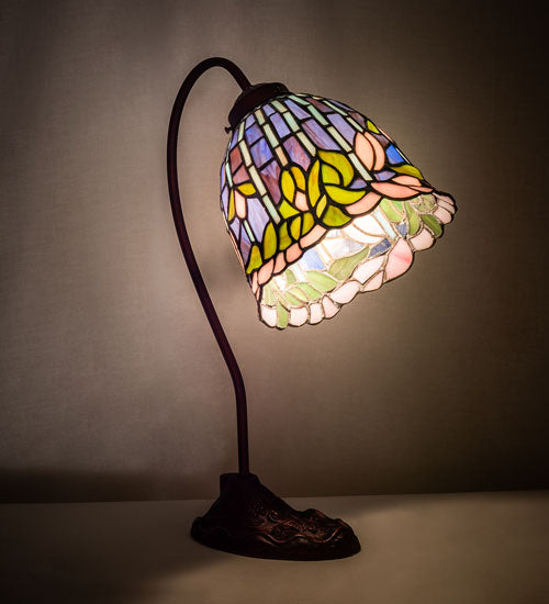 18" High Tiffany Flowering Lotus Desk Lamp