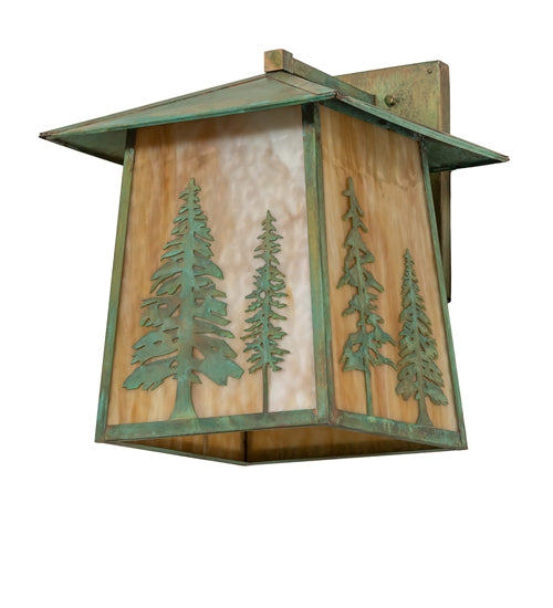 16" Wide Stillwater Tall Pines Wall Sconce