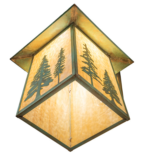 16" Wide Stillwater Tall Pines Wall Sconce